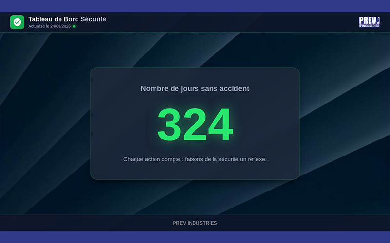 Gabarit Compteur accidents du travail