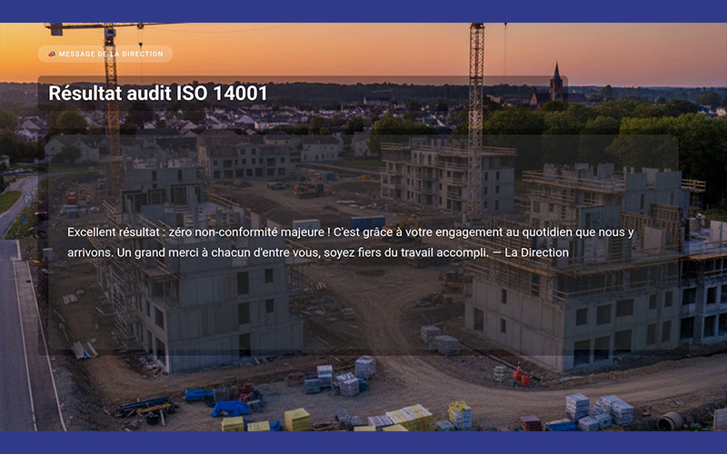 Gabarit Message de la Direction